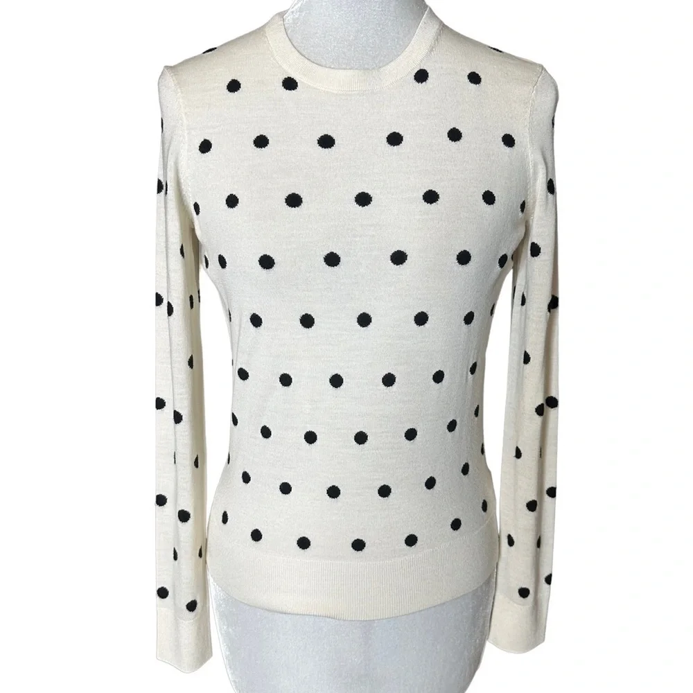 Theory Polka Dot Sweater. Size P